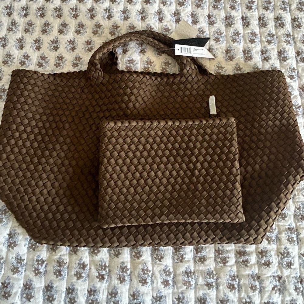 NWT Naghedi St Barths Large Tote Mink